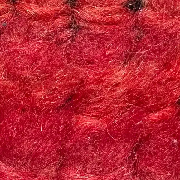 Color swatch of Crimson Red from the Atlas product line, a bold red hue.