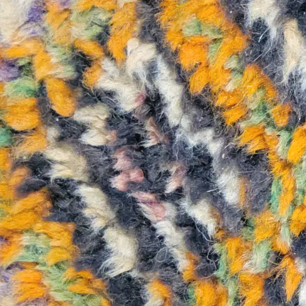 Azilal zigzag style slate blue gray color swatch with hex code 5f6c81.