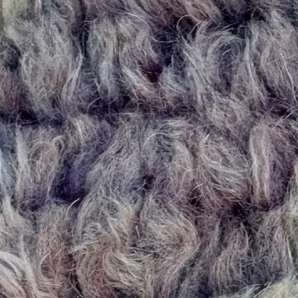 Dusty lavender blue color swatch for a Beni Ourain rug.