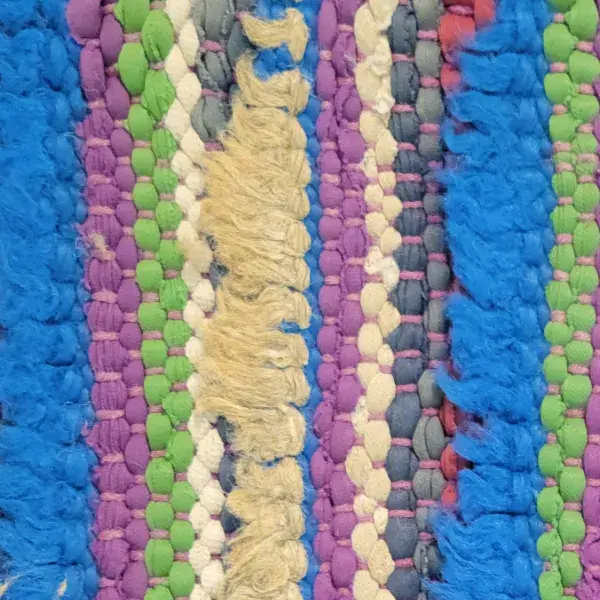 Light warm beige color swatch for a rug with orange undertones