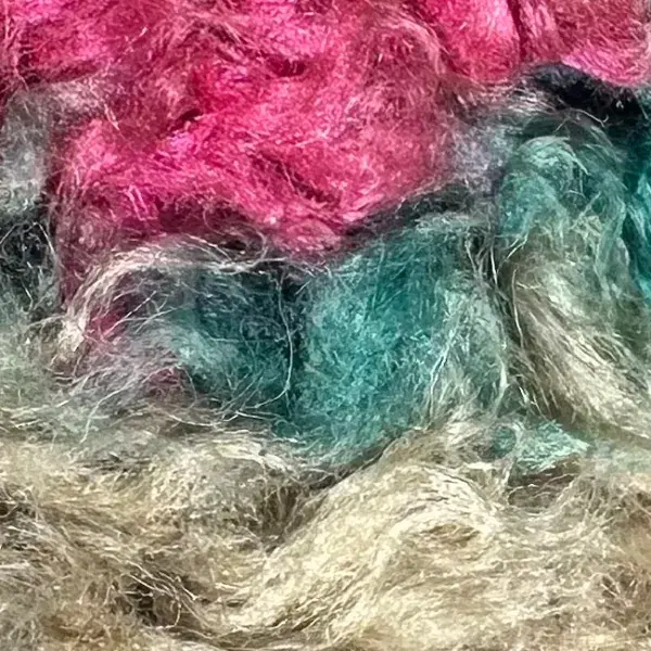 A cool medium gray color swatch from the Boujad collection, with a subtle blue undertone.