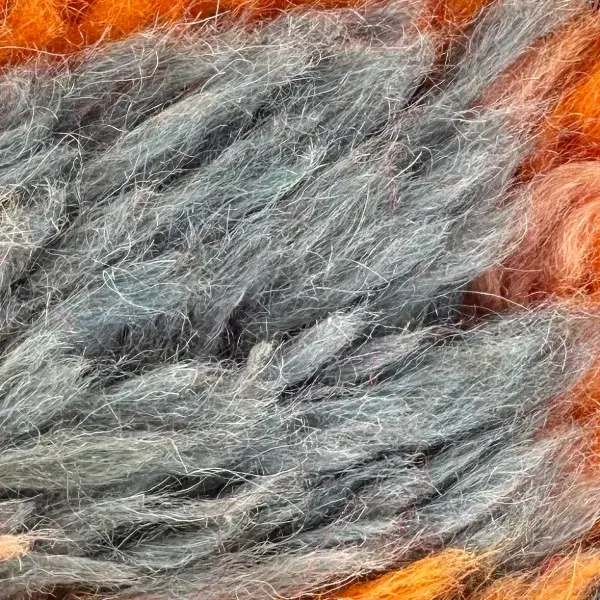 A gray color swatch from the Boujad Rug collection.