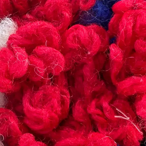 Vibrant red color swatch from the Azilal product line, showcasing a bold red hue.