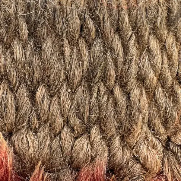 A color swatch labeled Warm Medium Brown from the orange family, featuring the Beni Mguild product.