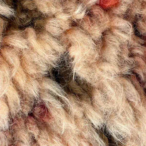 A color swatch labeled Warm Light Beige, a soft pale orange from the marmoch product line.