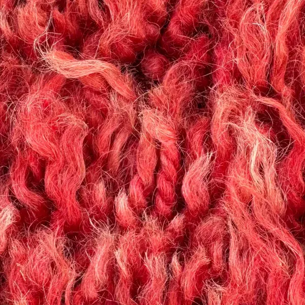 A color swatch labeled Medium Red from the Atlas product line, showing a rich, medium-toned red shade.