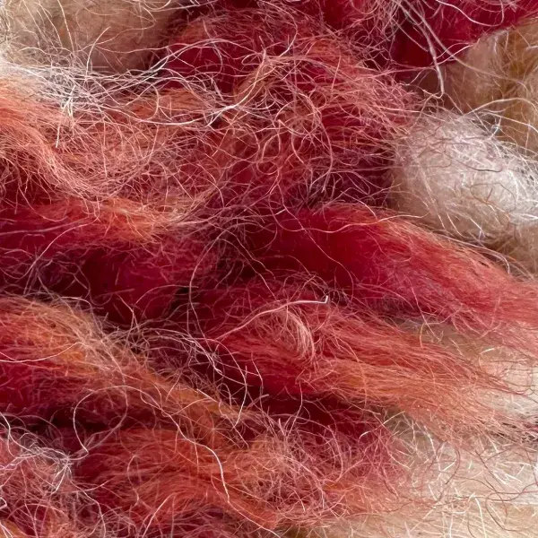 A color swatch labeled Marmoucha in dark reddish brown, with hex code #b44d42.