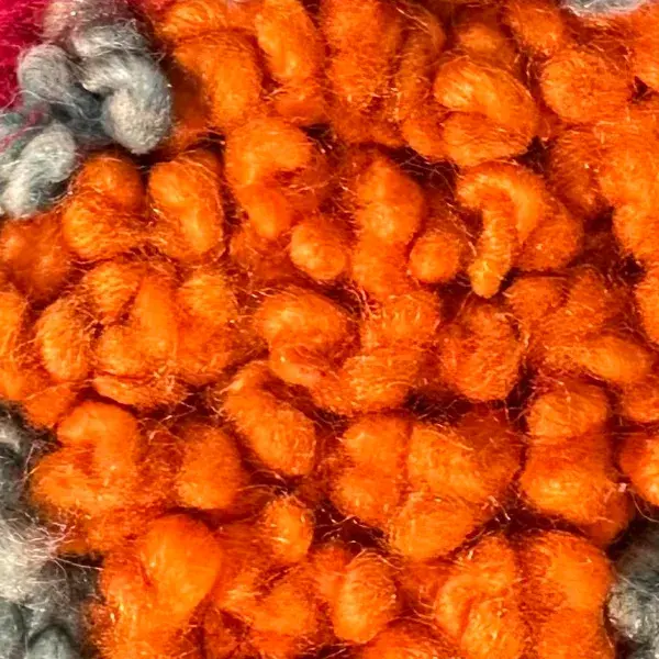 Vibrant orange diamond symbol