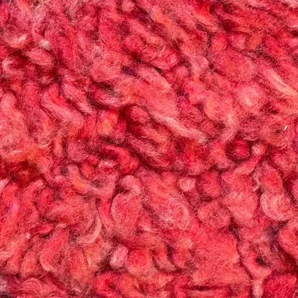 Deep coral red diamond swatch