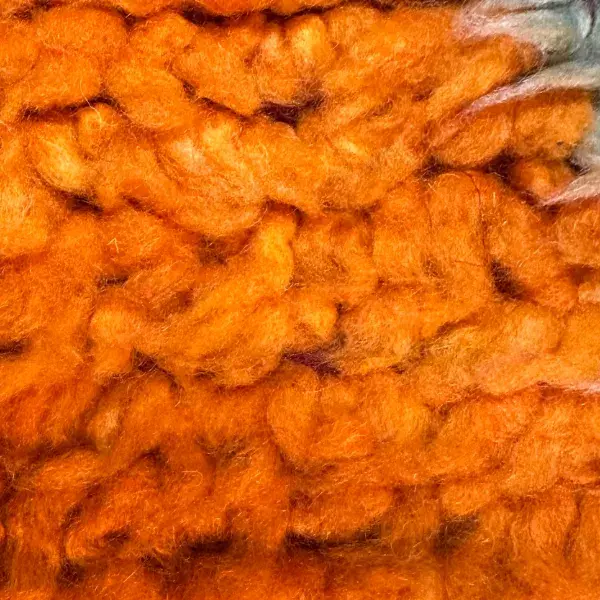 Vibrant orange diamond swatch.