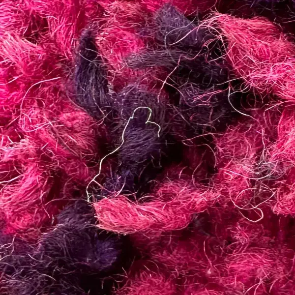 A color swatch of Dark Burgundy, a deep red shade from the Talsint product line.
